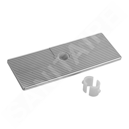 Sapho Accessoires - Tablette coulissante pour barres et colonnes de douche, ABS/chrome SK111