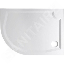 Gelco Receveurs - Receveur de douche RIVA, 1200x900 mm, droite, blanc GR12090R