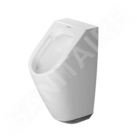 Duravit ME by Starck - Urinoir électronique, alimentation par pile, Rimless, avec WonderGliss, blanc alpin 28093100001