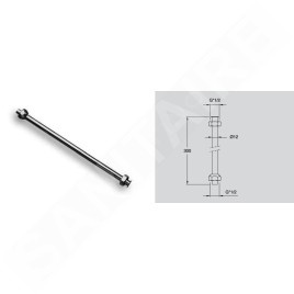 Sapho Accessoires - Tuyau pour urinoir, chrome AT92151
