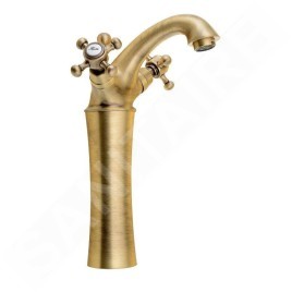 Sapho Reitano Rubinetteria Antea - Mitigeur de lavabo Antea avec garniture de vidage, hauteur 245 mm, bronze 3176L