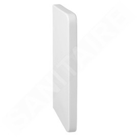 Sapho Accessoires - Paroi de séparation pour urinoir 400x700 mm, blanc TP690