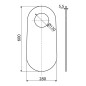 Alcadrain Toilet accessoires - Plaque d'isolation pour toilettes sur pied et bidet M920
