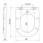 Bruckner Dario - Abattant WC, SoftClose, blanc 301.403.4