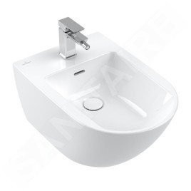 Villeroy & Boch Subway 3.0 - Bidet suspendu 560x375 mm, avec trop-plein, trou pour robinet, blanc alpin 44700001