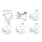 Villeroy & Boch Subway 3.0 - Bidet suspendu 560x375 mm, avec trop-plein, trou pour robinet, blanc alpin 44700001