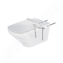 Duravit ME by Starck - Bidet suspendu Compact, blanc alpin 2290150000