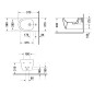 Duravit ME by Starck - Bidet suspendu, avec WonderGliss, blanc 22881500001