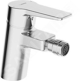 Hansa Twist - Mitigeur de bidet avec garniture de vidage, chrome 09063283