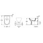 Villeroy & Boch O.novo - Bidet sur pied 360x560x400 mm, avec un trou pour robinetterie, blanc alpin 54610001