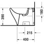 Duravit DuraStyle - Bidet sur pied, blanc 2284100000