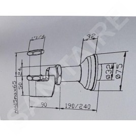 Villeroy & Boch Accessoires - Siphon design chrome 92237861
