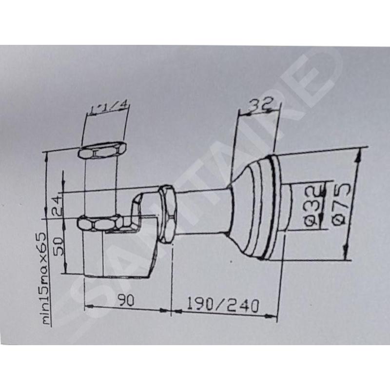 Villeroy & Boch Accessoires - Siphon design chrome 92237861