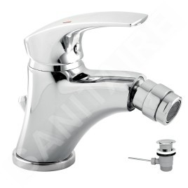 Novaservis Metalia 57 - Robinetterie de bidet avec vidage, chrome 57011,0