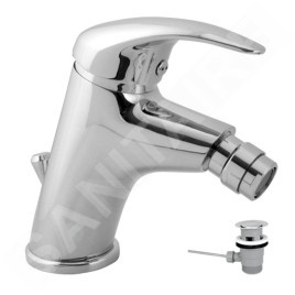 Novaservis Titania Lux - Robinetterie de bidet avec vidage, chrome 91011,0