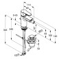 Kludi Objekta - Mitigeur de bidet, chrome 324160575