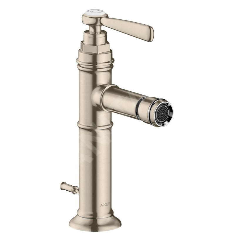 Axor Montreux - Mitigeur de bidet avec garniture de vidage à tirette, nickel brossé 16526820
