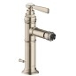 Axor Montreux - Mitigeur de bidet avec garniture de vidage à tirette, nickel brossé 16526820