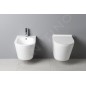 Sapho Céramique - Bidet suspendu Paco, blanc PZ2012
