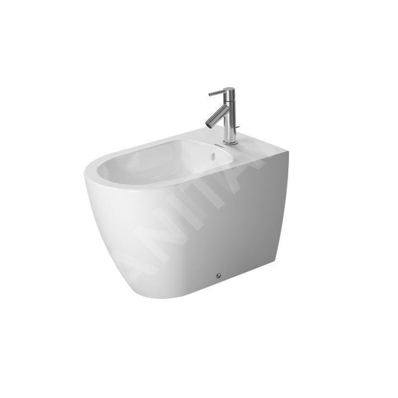 Duravit ME by Starck - Bidet à poser avec trop-plein, avec WonderGliss, blanc mat 22891032001