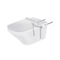 Duravit SensoWash Slim - Siège électronique du bidet SensoWash Slim, avec céramique, Rimless, HygieneGlaze, blanc