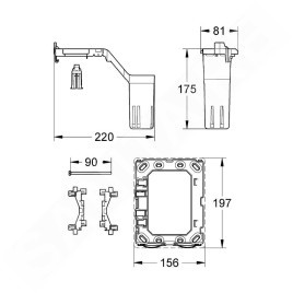 Grohe Accessoires - Bloc désodorisant Fresh 38796000