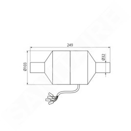 Alcadrain Toilet accessoires - Ventilateur pour les systèmes d'installation pré-murale avec ventilation P128