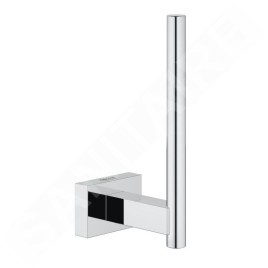 Grohe Essentials Cube - Réserve de papier toilette, chrome 40623001