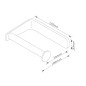 kielle Vega - Porte-papier toilette, noir mat 40418004