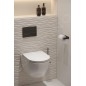 kielle Vega - Porte-papier toilette, noir mat 40418004
