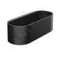 Hansgrohe WallStoris - Set de pommeau de douche 105, 3 jets, thermostat et accessoires de salle de bain, noir mat 24250670