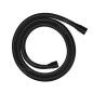 Hansgrohe WallStoris - Set de pommeau de douche 105, 3 jets, thermostat et accessoires de salle de bain, noir mat 24250670