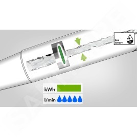 Hansgrohe WallStoris - Set de pommeau de douche 105, 3 jets, thermostat et accessoires de salle de bain, noir mat 24250670