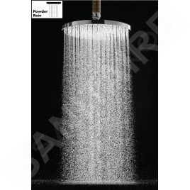 Hansgrohe WallStoris - Set de pommeau de douche 105, 3 jets, thermostat et accessoires de salle de bain, noir mat 24250670