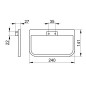 Keuco Collection Moll - Porte-serviettes, chrome 12721010000