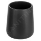 Aqualine Accessoires - Verre pour brosses à dents et dentifrice, noir 08137