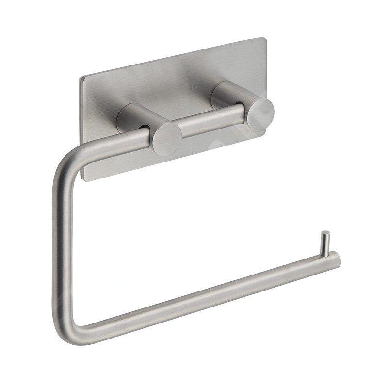 Sapho Accessoires - Porte-rouleaux WC autocollant, inox brossé 33207
