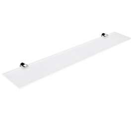 Nimco Bormo - Tablette de baignoire, 600 mm, verre mat/chrome BR 11091B-60-26