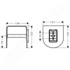 Axor Urquiola - Porte-papier toilette, chrome 42436000