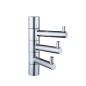 Nimco Bormo - Crochet triple, pivotant, chrome BR 11099-3-26
