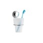 Compactor Bestlock - Porte-brosse à dents mural, plastique/chrome RAN4696