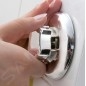 Compactor Bestlock - Porte-brosse à dents mural, plastique/chrome RAN4696