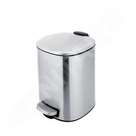 Nimco Poubelles - Poubelle, 5 l, inox mat KOS 9005-10