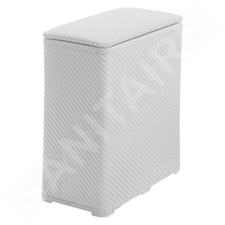 Aqualine Accessoires - Corbeille à linge 500x550x280 mm, blanc 203802