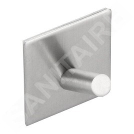 Sapho Accessoires - Crochet autocollant, inox brossé 31201