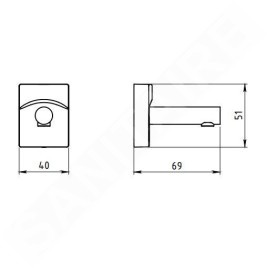 Novaservis Metalia 12 - Porte-savon aimanté, chrome 0241,0