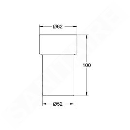 Grohe Allure - Verre, satin 40254000