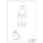 Novaservis Metalia 1 - Distributeur de savon avec support, verre/chrome 6150,0