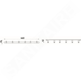 Nimco Bormo - Crochet sextuple, chrome BR 11109-26