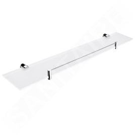 Nimco Bormo - Étagère, longueur 600 mm, verre mate/chrome BR 11091BX-60-26